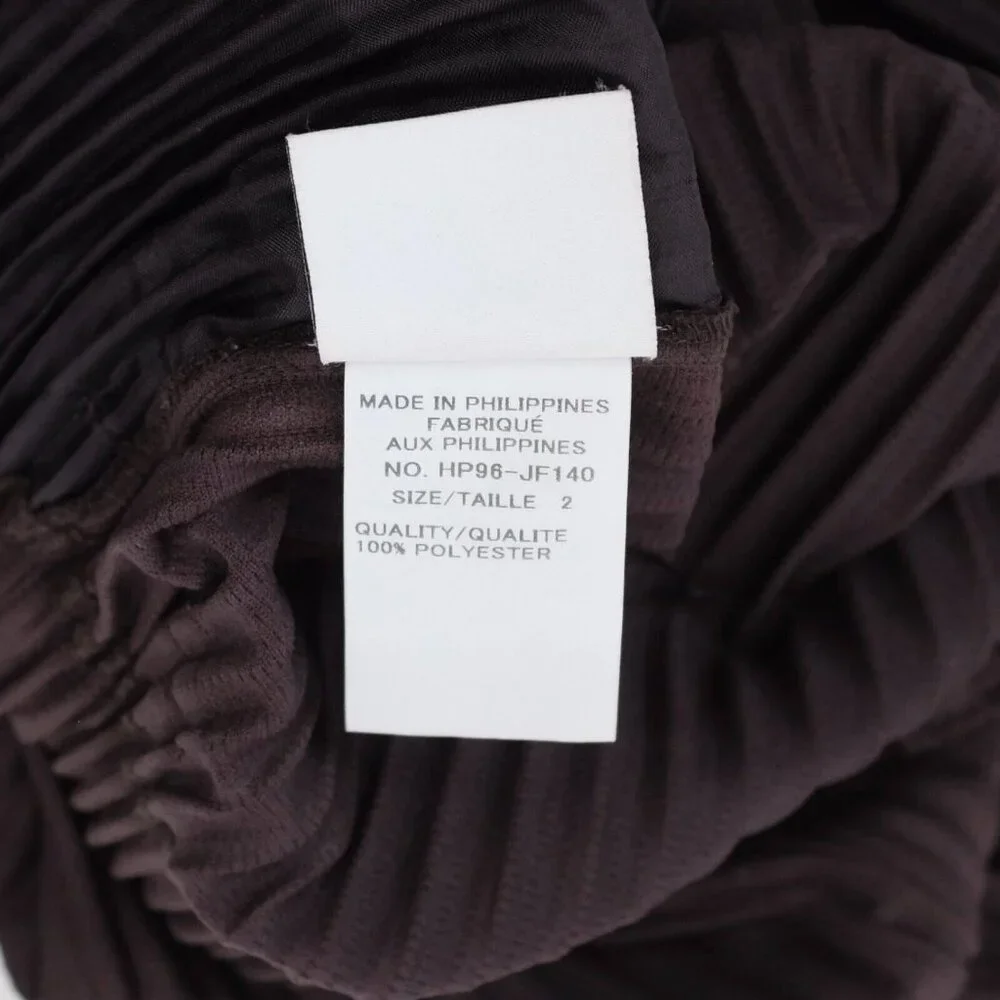 Issey Miyake Homme Plisse 2 / Medium shorts cropped pants matte black w/pockets - Picture 9 of 11